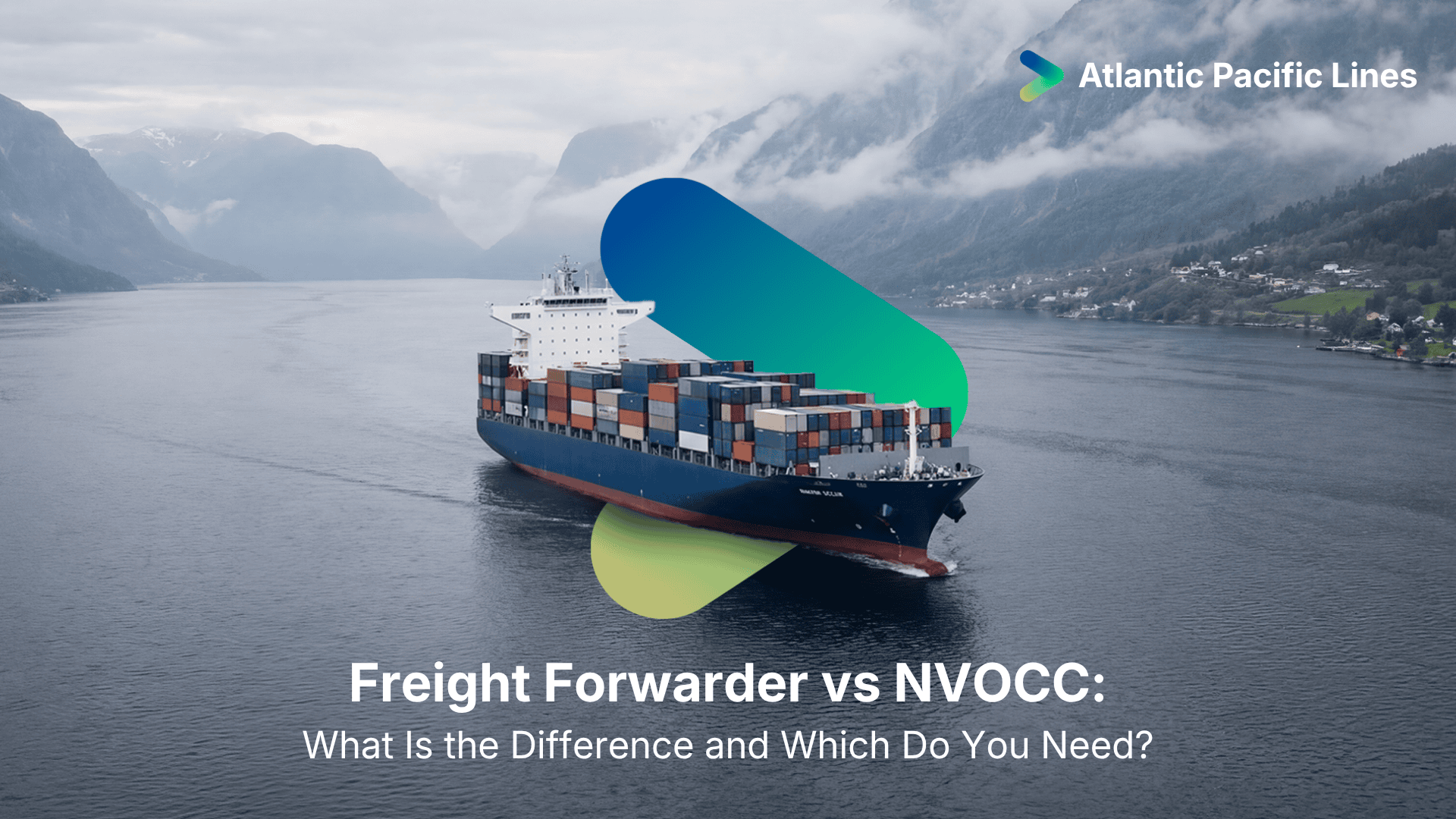 Freight forwarder vs NVOCC comparison showing ocean freight logistics roles, container shipping operations, and carrier responsibilities