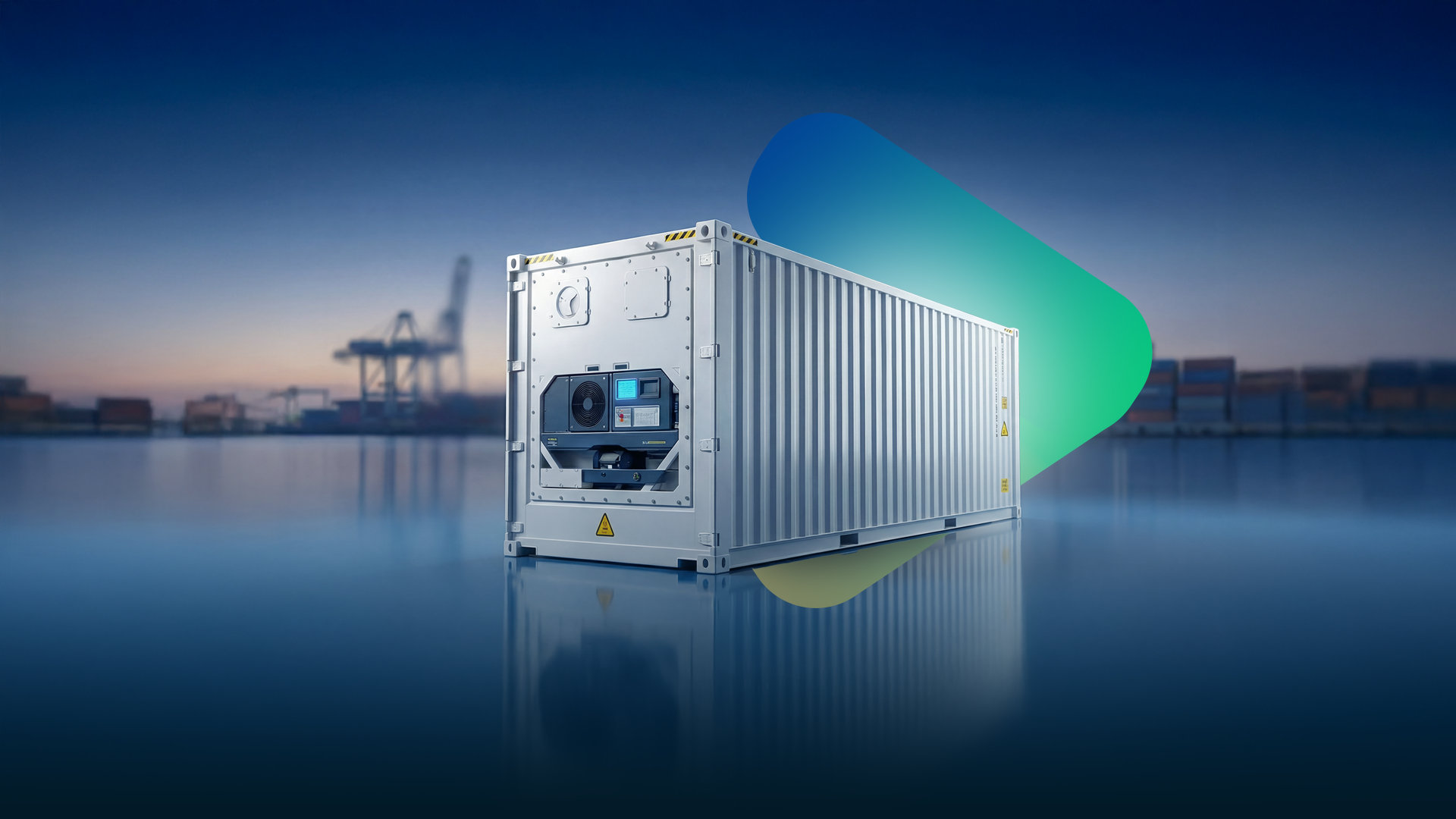 Reefer and agricultural export at terminal