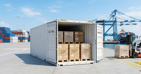 Air freight cargo loading
